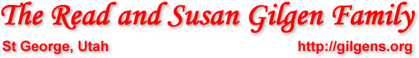 Read & Susan Gilgen Family